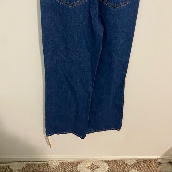 NWT Reformation Calypso Wide Leg Denim Jumpsuit size 0 - Picture 14 of 16